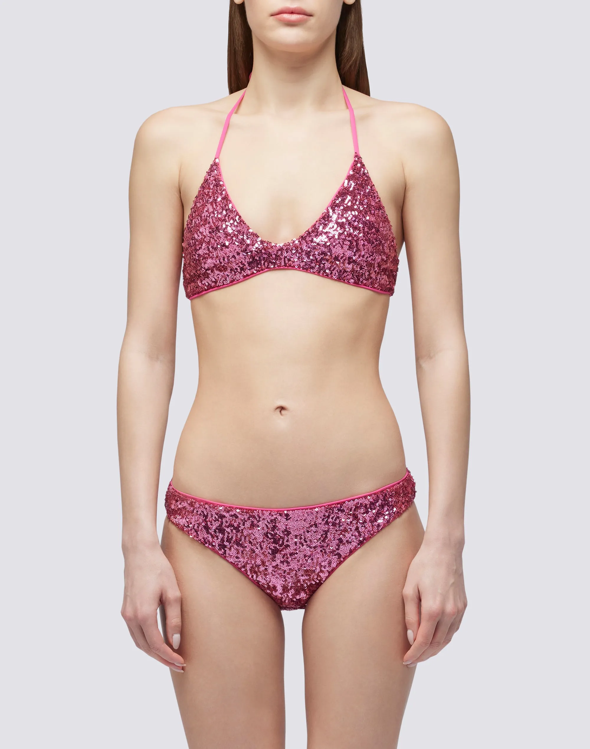 TRISSA - TOP BRALETTE CON PAILLETTES