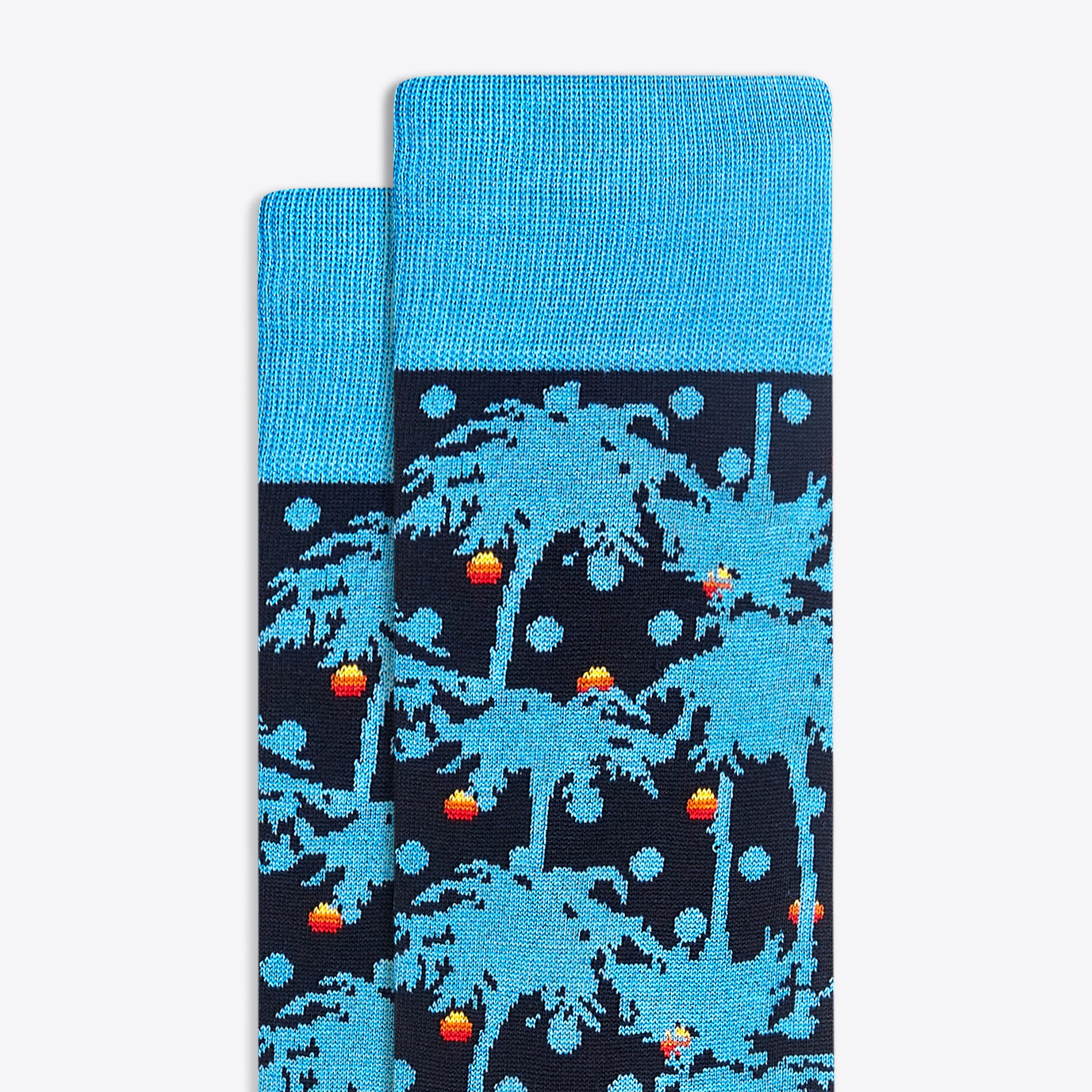 Tropical Sunset Mid-Calf Socks