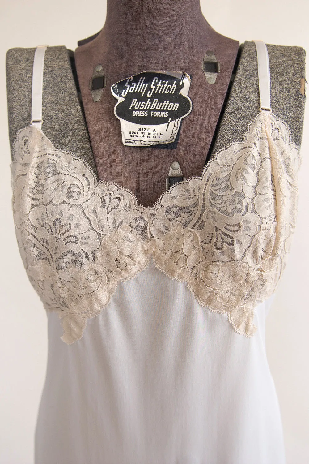 Vanilla + Lace Slip - Vintage Women’s Intimates