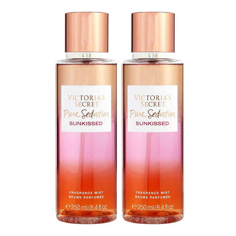 Victoria's Secret Pure Seduction Sunkissed Body Mist 8.4 oz 250 ml 2-PACK