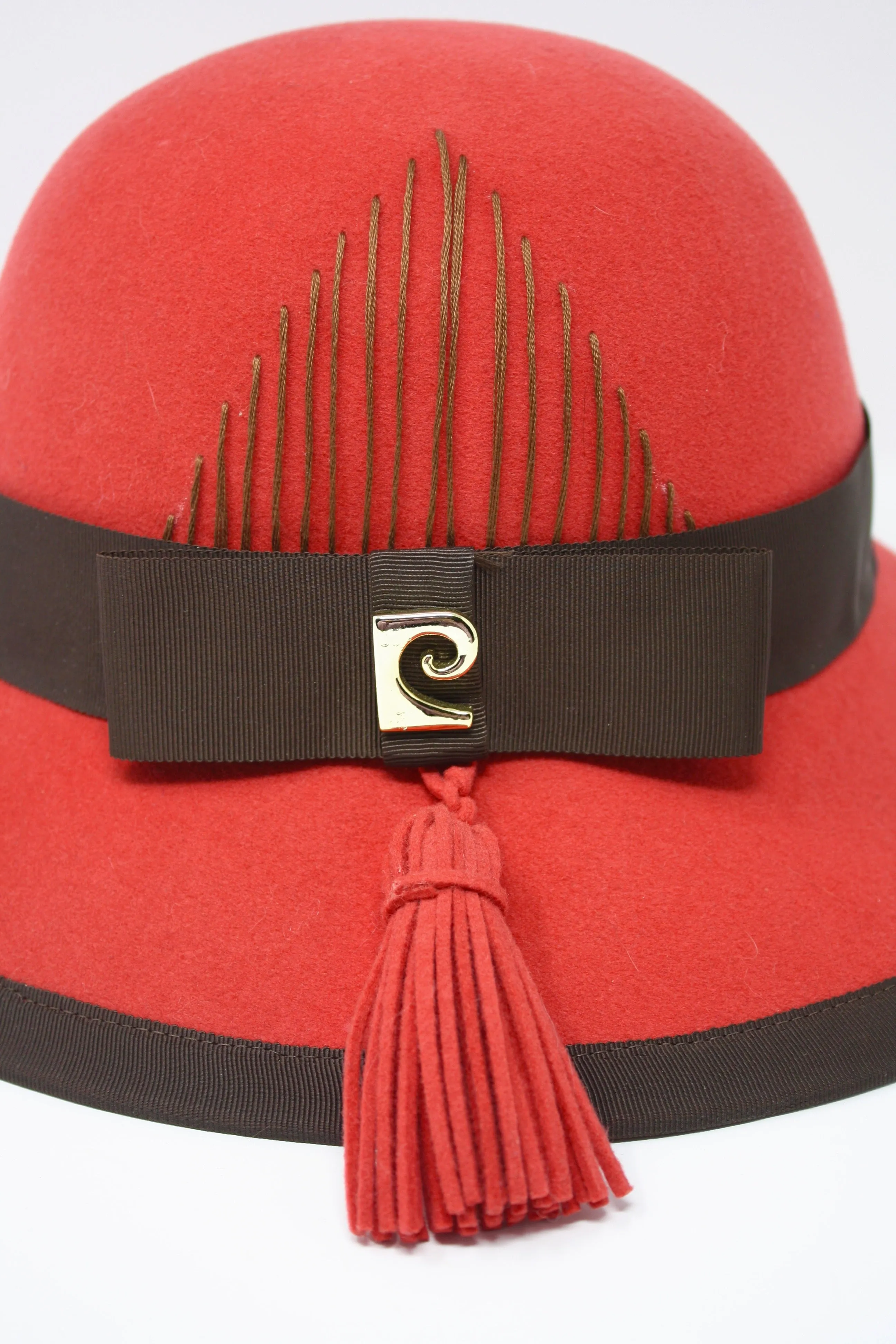 Vintage 70's PIERRE CARDIN Hat With Tassel