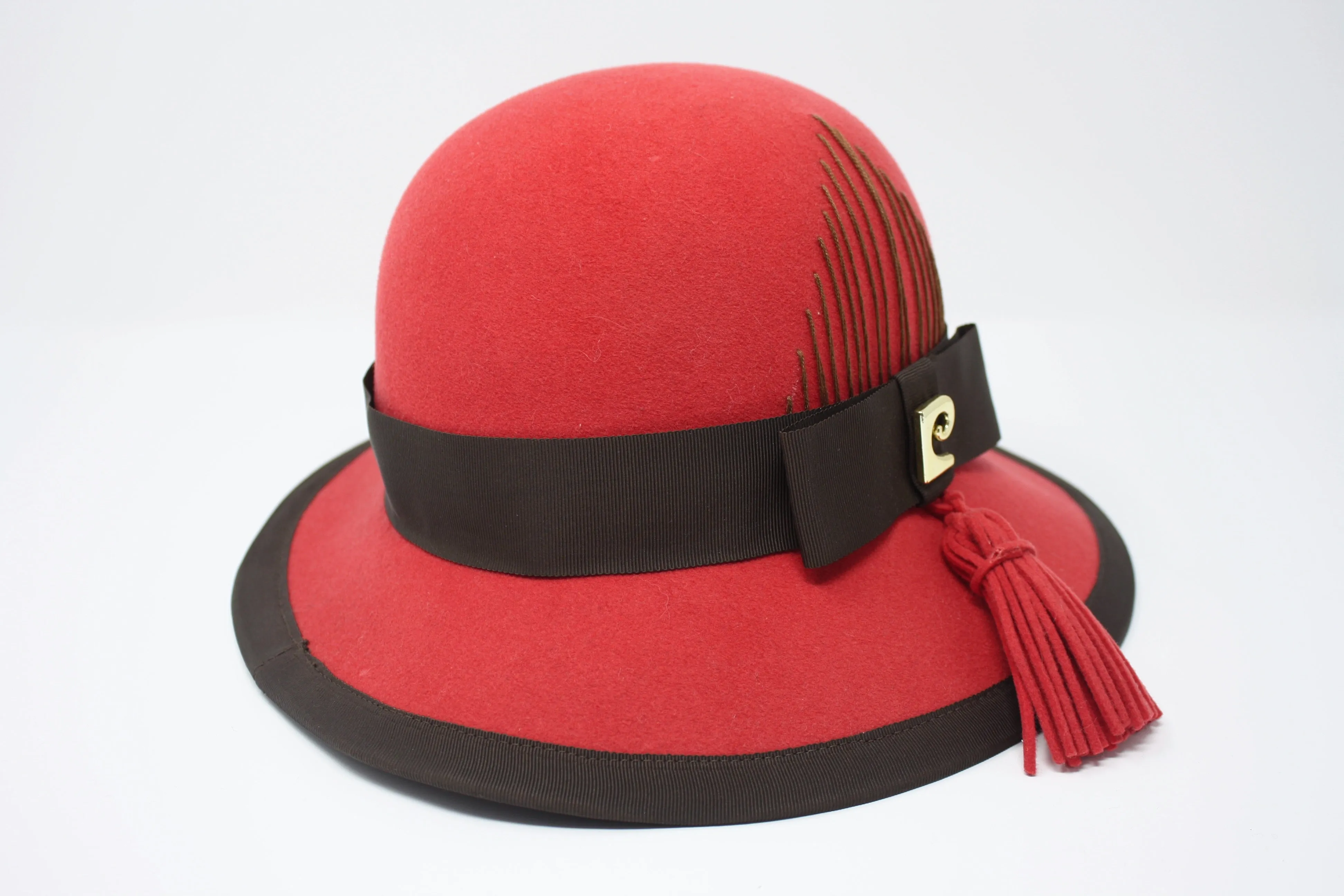 Vintage 70's PIERRE CARDIN Hat With Tassel