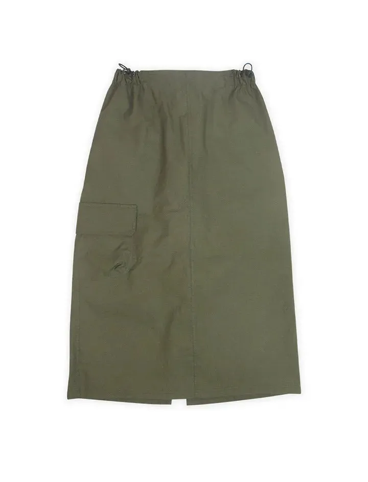 Wawwa Cargo Skirt Khaki