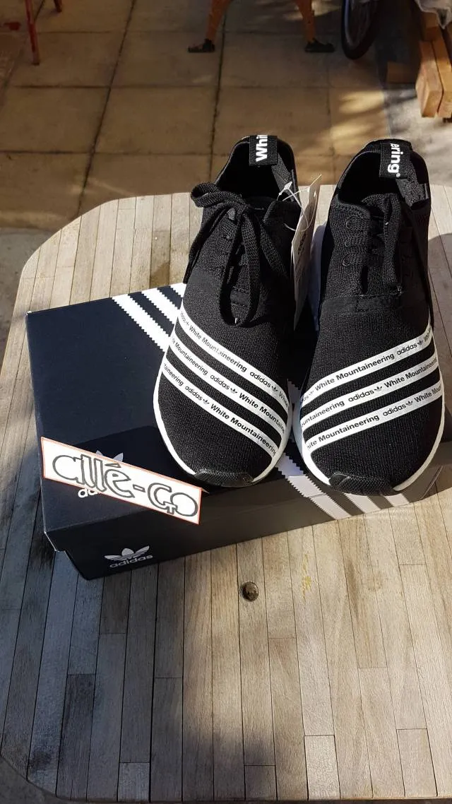 White Mountaineering x adidas NMD R2 Black