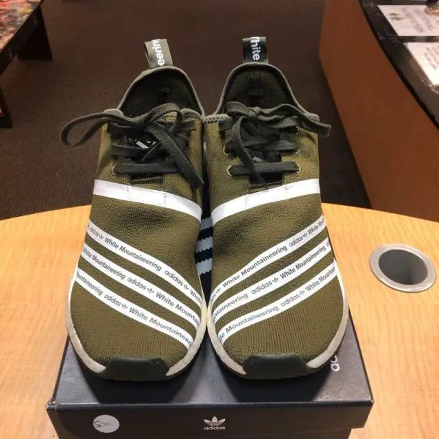 White Mountaineering x adidas NMD R2 Olive Size 10