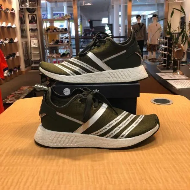 White Mountaineering x adidas NMD R2 Olive Size 10