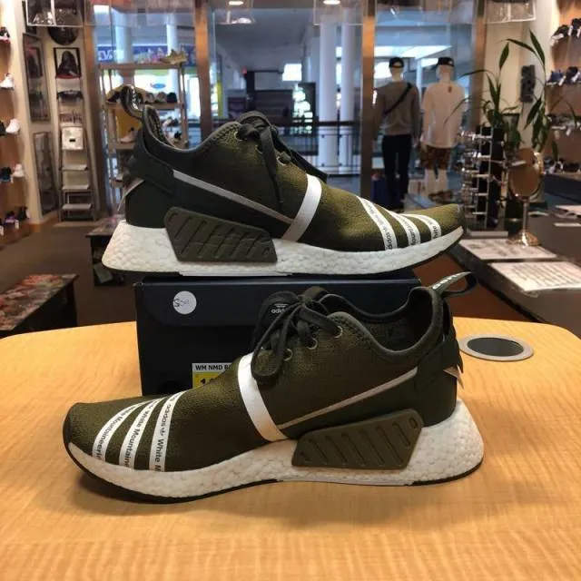 White Mountaineering x adidas NMD R2 Olive Size 10