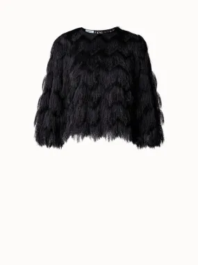 Zig Zag Fringe Blouse